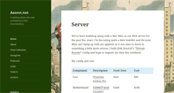 Desktop Screenshot of aeonn.net